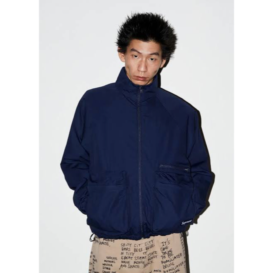 Supreme Raglan Utility Jacket Mサイズ ネイビー | www ...