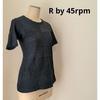 45R カットワーク切替Tシャツ　プルオーバー