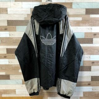 A518/adidas アディダス トレフォイル ビッグロゴ ナイロンジャケット