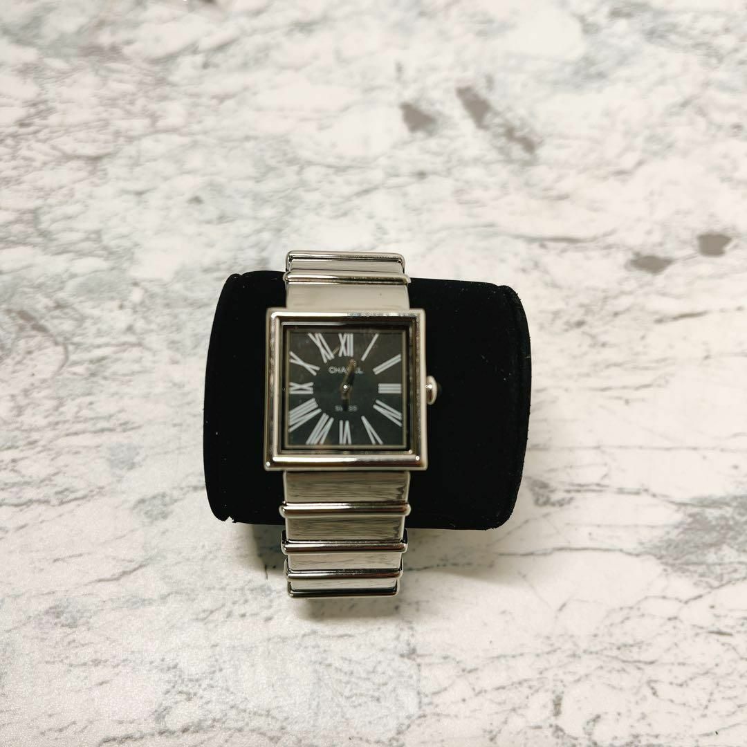 CHANEL マドモアゼル 腕時計 白文字盤 シルバー クォーツ  ホワイト レディースのファッション小物(腕時計)の商品写真