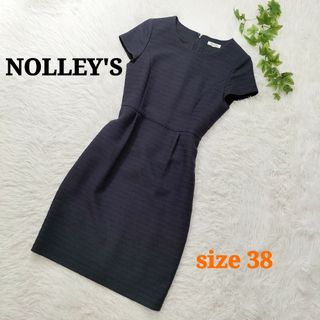 ノーリーズ(NOLLEY'S)のNOLLE'S ノーリーズ 半袖ワンピース ひざ丈 フォーマル ビジネス 38(ひざ丈ワンピース)