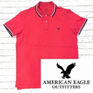 値下げ！【AMERICAN EAGLE 】アメリカンイーグル　ワイルド系　スリム(ポロシャツ)