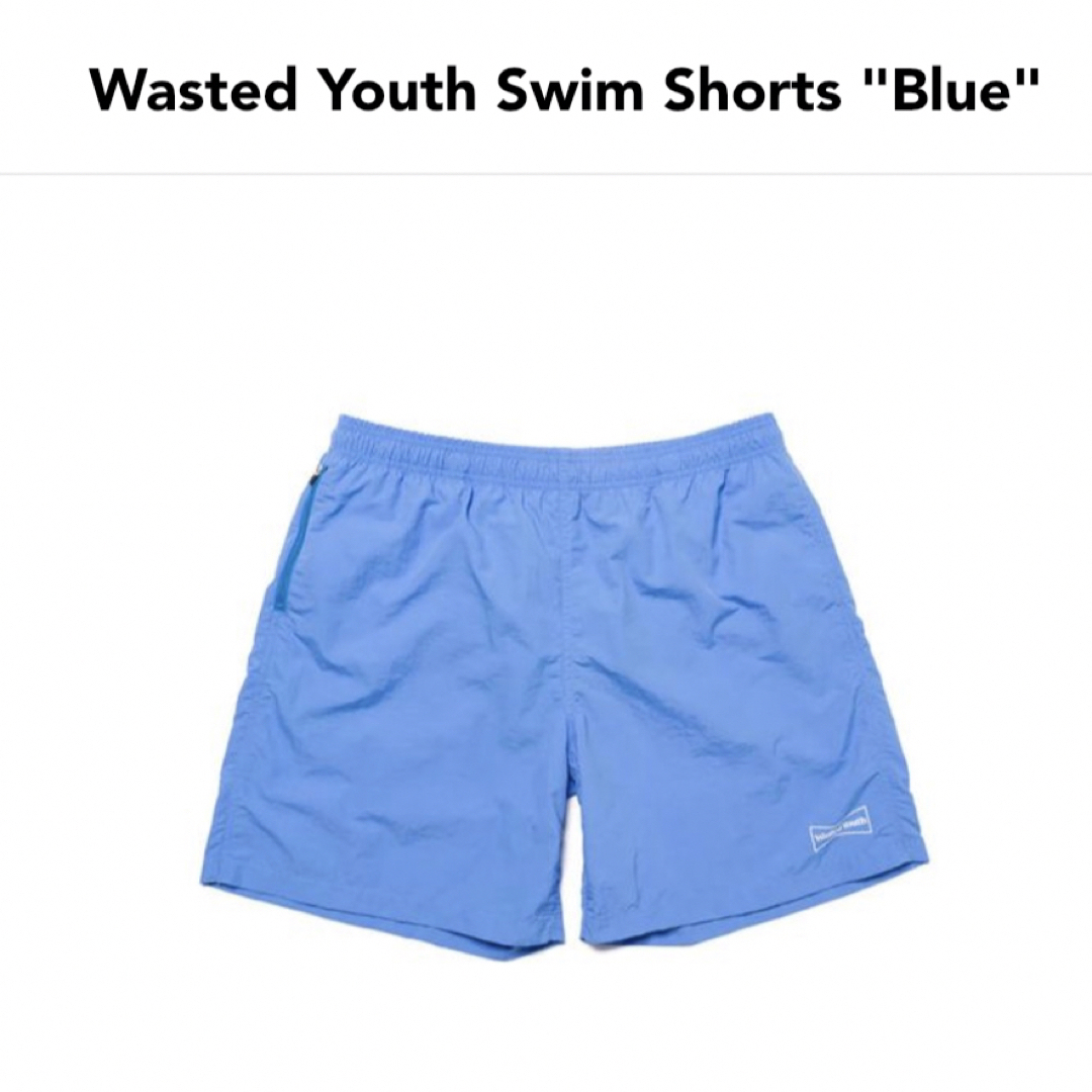 Wasted Youth ウェイステッド ユース ショーツ ブルー　サイズLメンズ