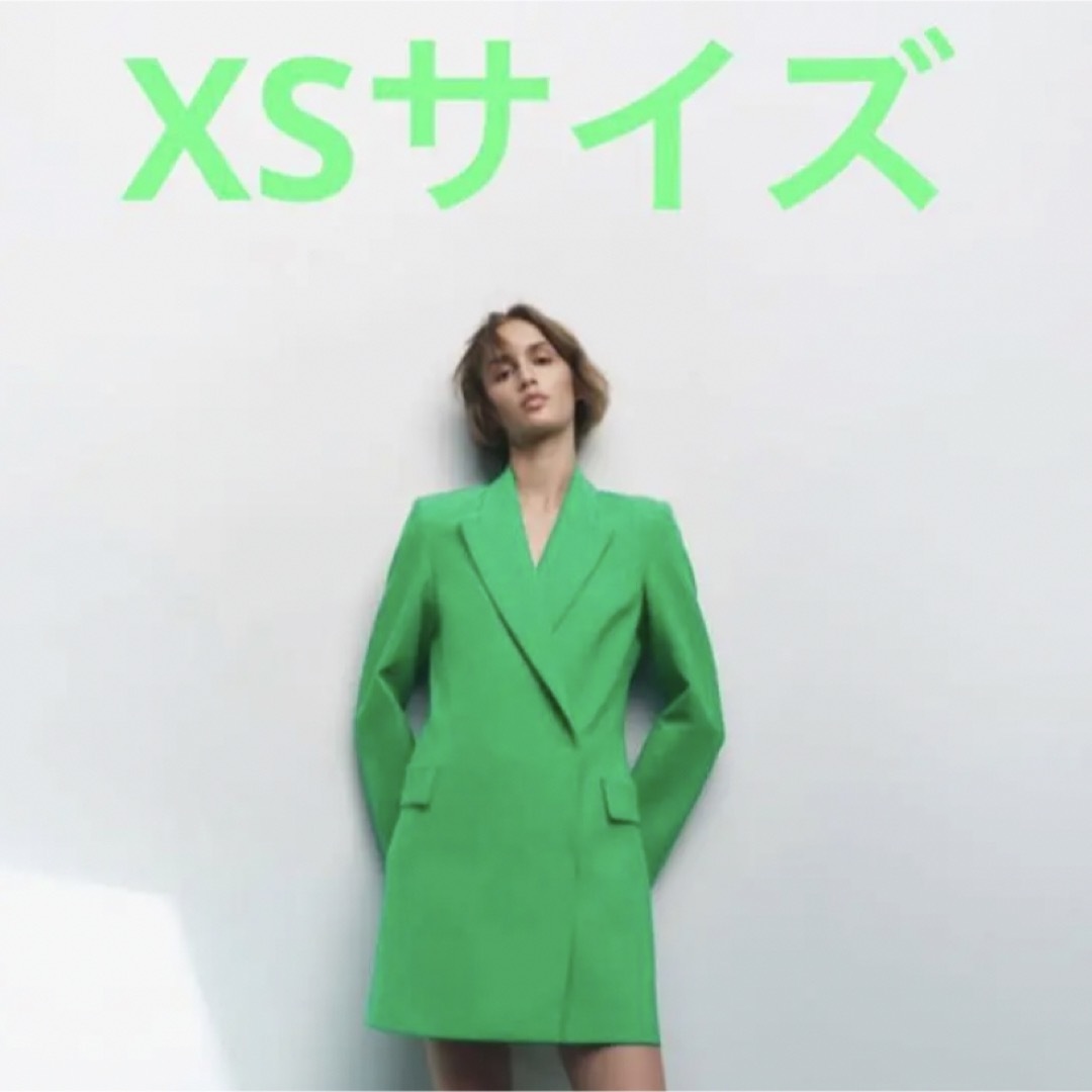 ZARA - ZARAダブルブレスト ブレザースタイルワンピースの通販 by ぽ ...