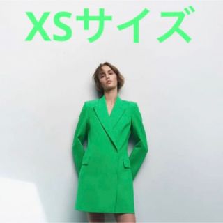 ザラ(ZARA)のZARAダブルブレスト ブレザースタイルワンピース(ひざ丈ワンピース)