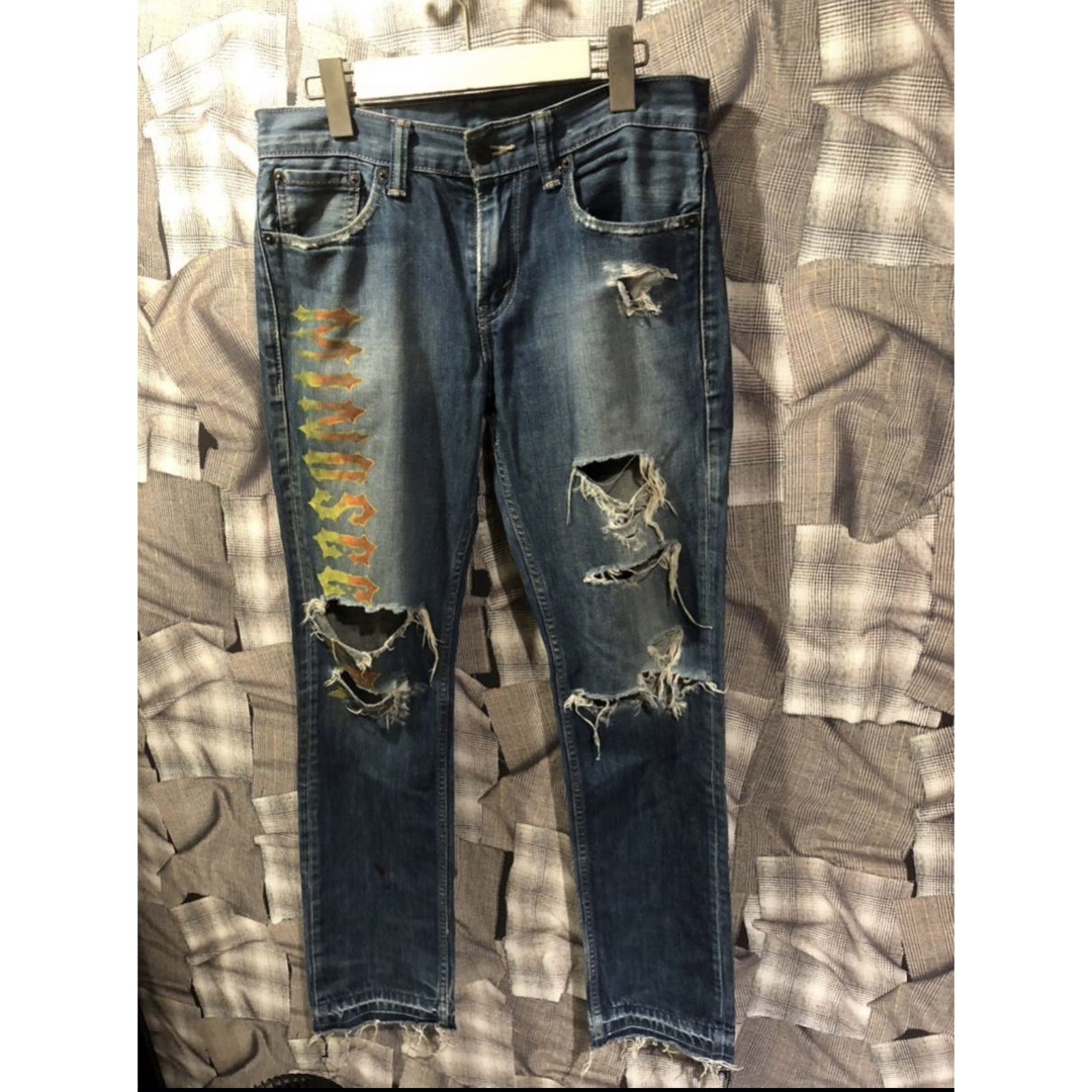 mindseeker マインドシーカー Levi's デニム ダメージ加工 | フリマアプリ ラクマ