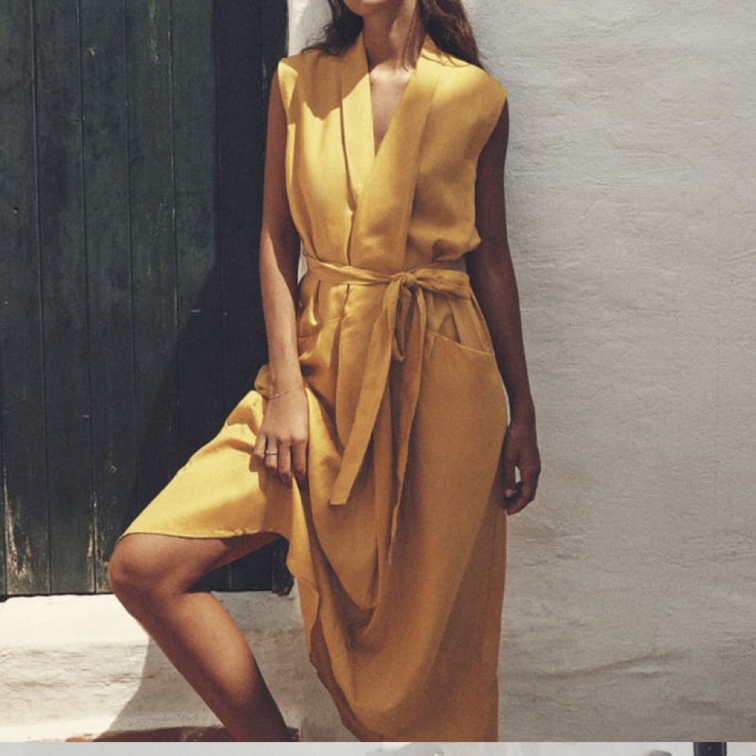 値下げ!ZARA ノースリーブロングワンピース