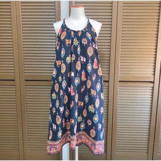 デプト(DEPT)の【SALE】african sleeveless dress(ひざ丈ワンピース)