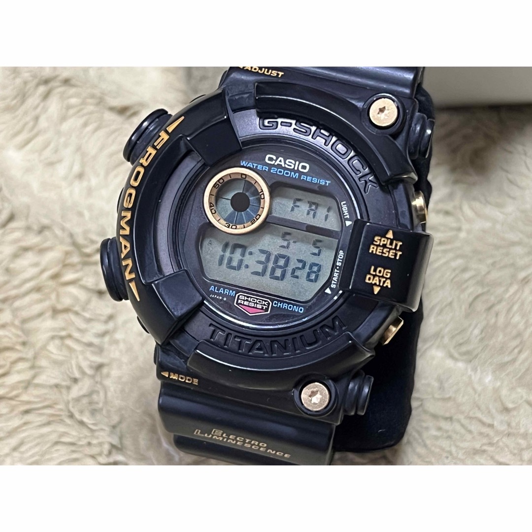 G-SHOCK - ゴールドチタンフロッグマン 黒金蛙 DW-8200B-9A G G-SHOCK - ゴールドチタンフロッグマン 黒金蛙 DW-8200B-9A G