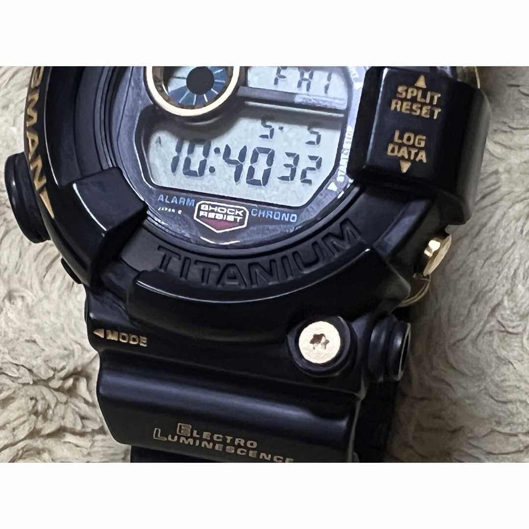 G-SHOCK - ゴールドチタンフロッグマン 黒金蛙 DW-8200B-9A G G-SHOCK - ゴールドチタンフロッグマン 黒金蛙 DW-8200B-9A G