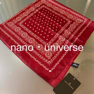ナノユニバース(nano・universe)の新品　ナノユニバース　スカーフ(バンダナ/スカーフ)