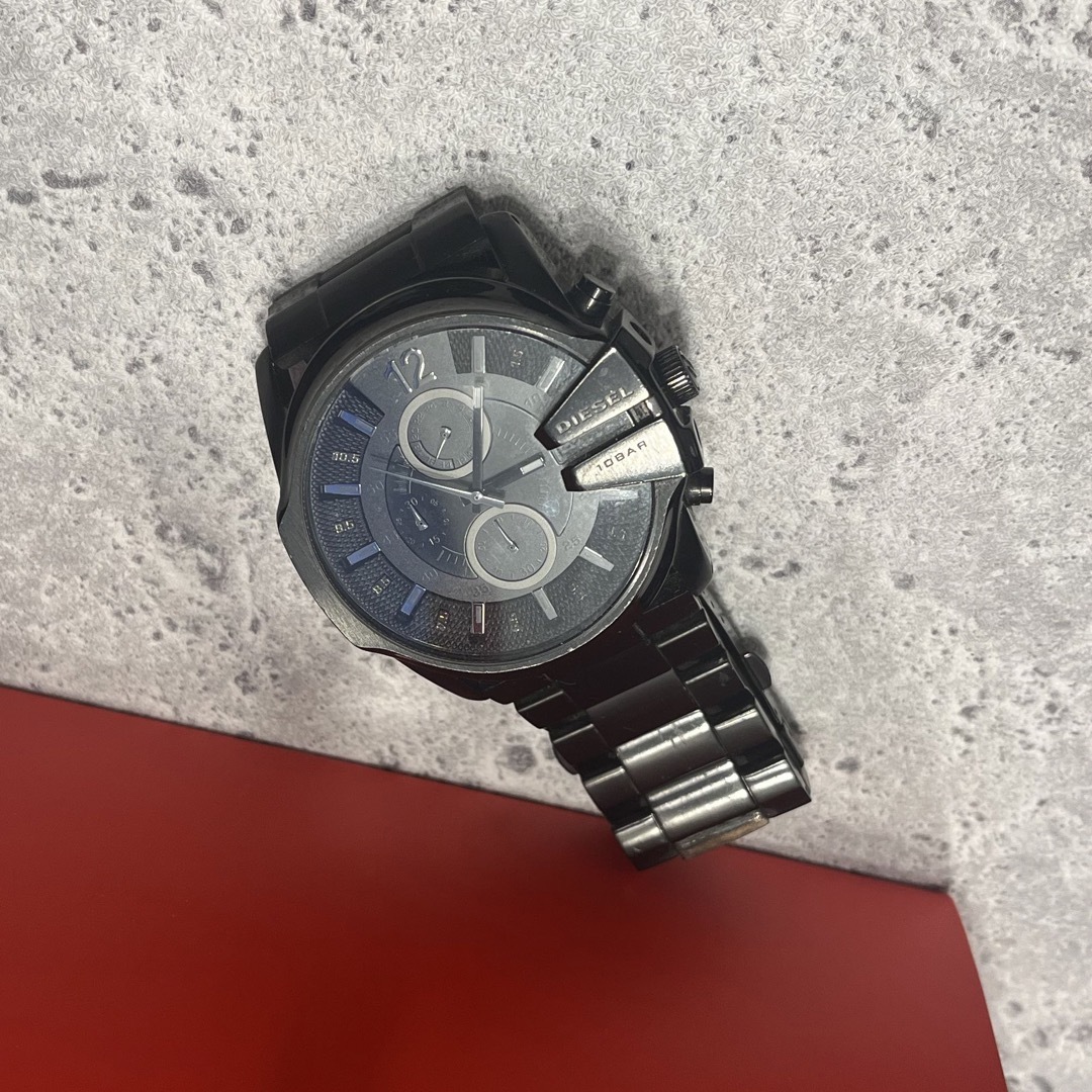 DIESEL メンズ腕時計 オールブラック | フリマアプリ ラクマ