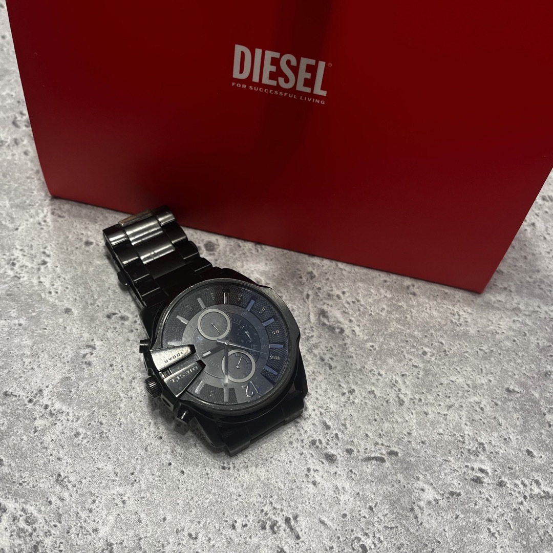 DIESEL メンズ腕時計 オールブラック ディーゼル - 腕時計(アナログ)