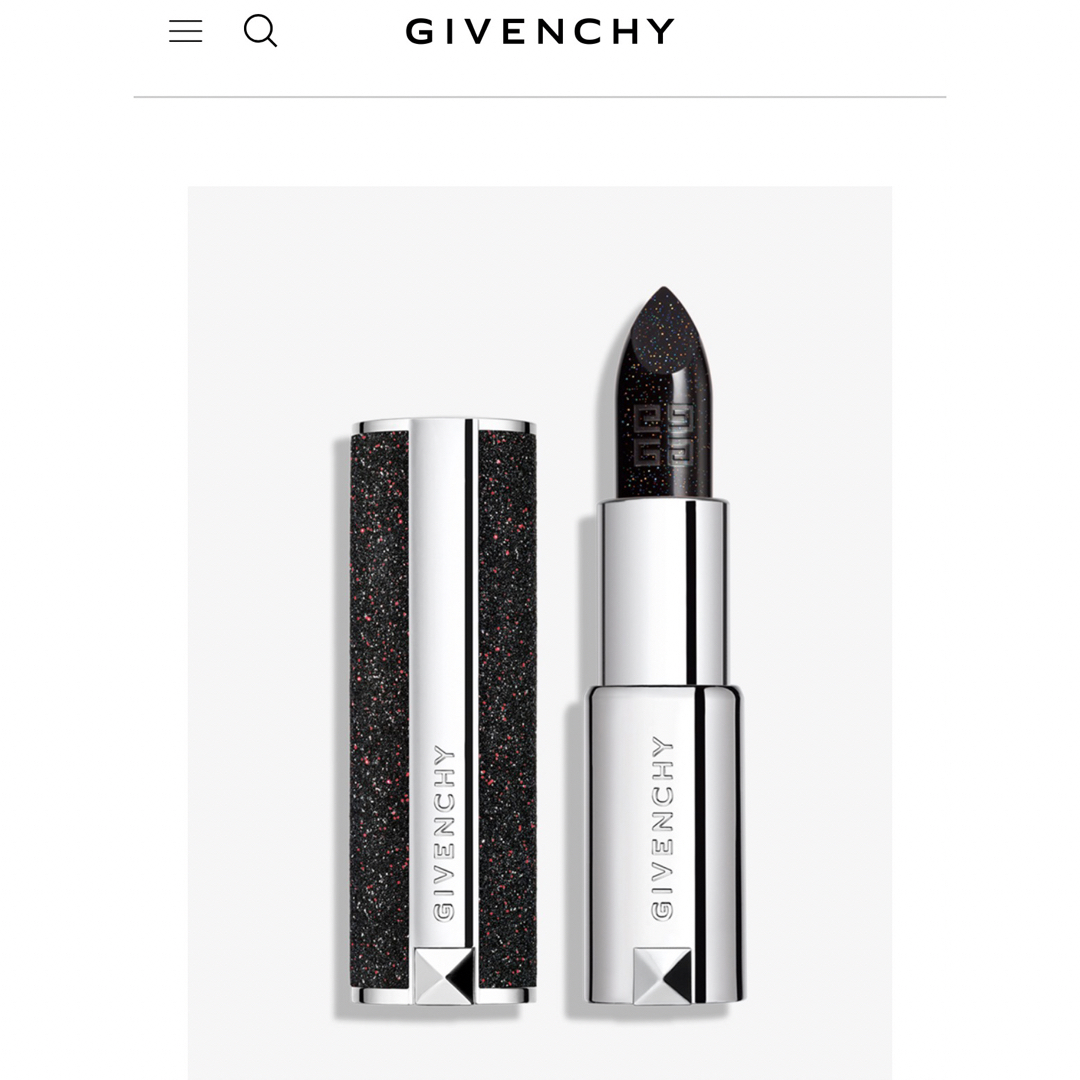 GIVENCHY(ジバンシィ)の【新品未使用】ルージュジバンシイノワール 01 コスメ/美容のベースメイク/化粧品(口紅)の商品写真