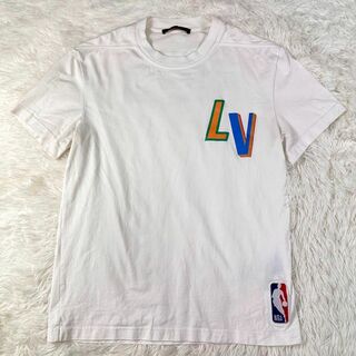 【希少】ルイヴィトン　21SS　Tシャツ　半袖　NBA　コラボ　ロゴ　白　S