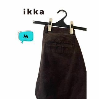 イッカ(ikka)のikka イッカ コットンストレッチスキニーパンツ　M(スラックス)