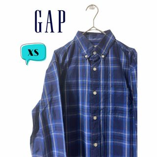 ギャップ(GAP)のGAP ギャップ OLDチェック柄 BD長袖シャツ　XS(シャツ)