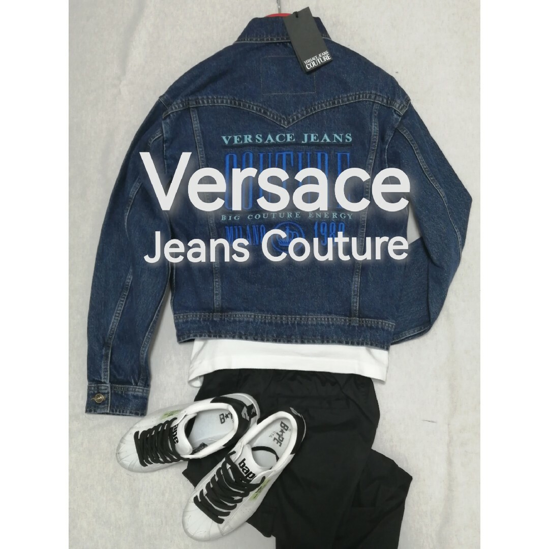 新品未使用★新品・メンズ★【Versace Jeans Couture】バック刺繍　46