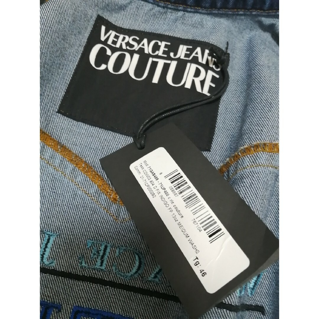 ★新品・メンズ★【Versace Jeans Couture】バック刺繍　46