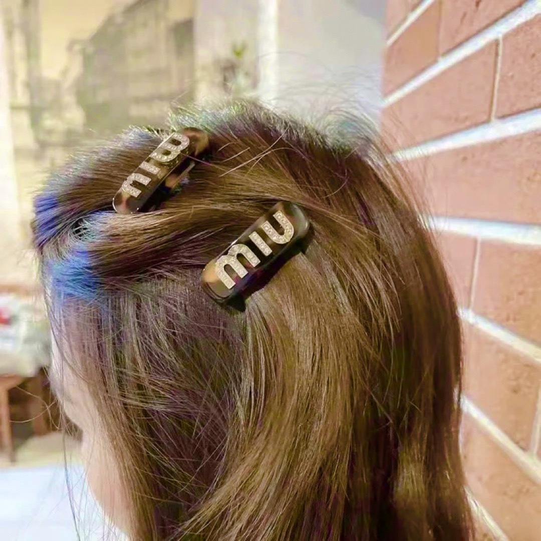 miumiu - miumiu ヘアバレッタ ヘアクリップ 残3setの通販 by cao's