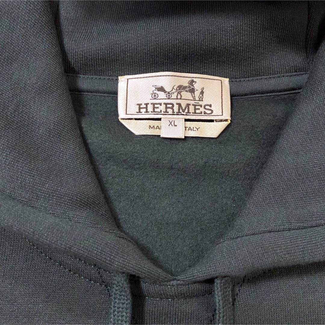 Hermes - 【国内正規品】おしゃれ✨HERMES フーデッドパーカー 《super