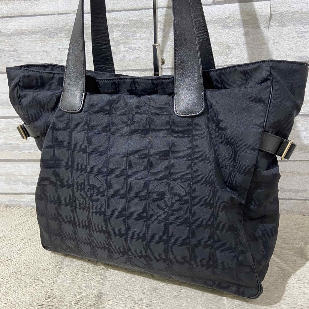 CHANEL シャネル ニュートラベルライン GM トートバック ココマークA4-