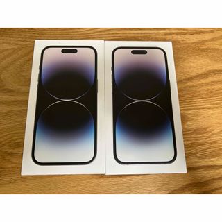 アイフォーン(iPhone)のiPhone14 Pro 256GB スペースブラック色2台　新品未開封(スマートフォン本体)