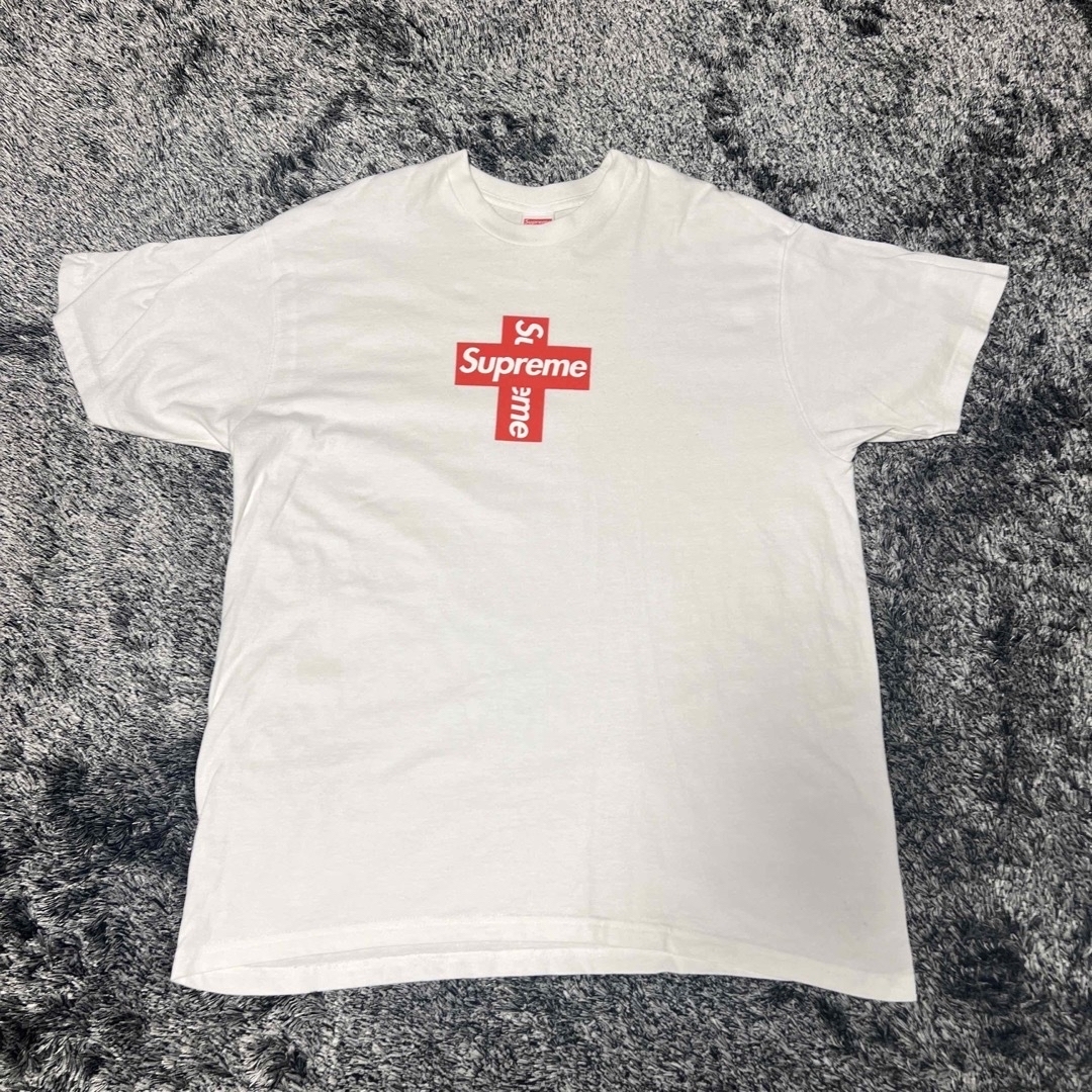 supreme  Cross Box Logo TeeTシャツ/カットソー(半袖/袖なし)