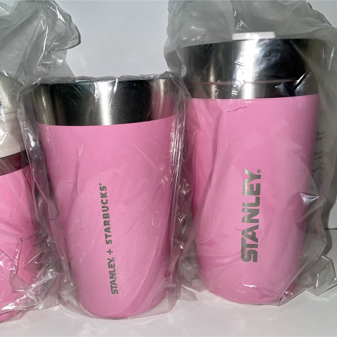 Starbucks - 【新品未使用】Starbucks STANLEY ブライトピンク4点 ...