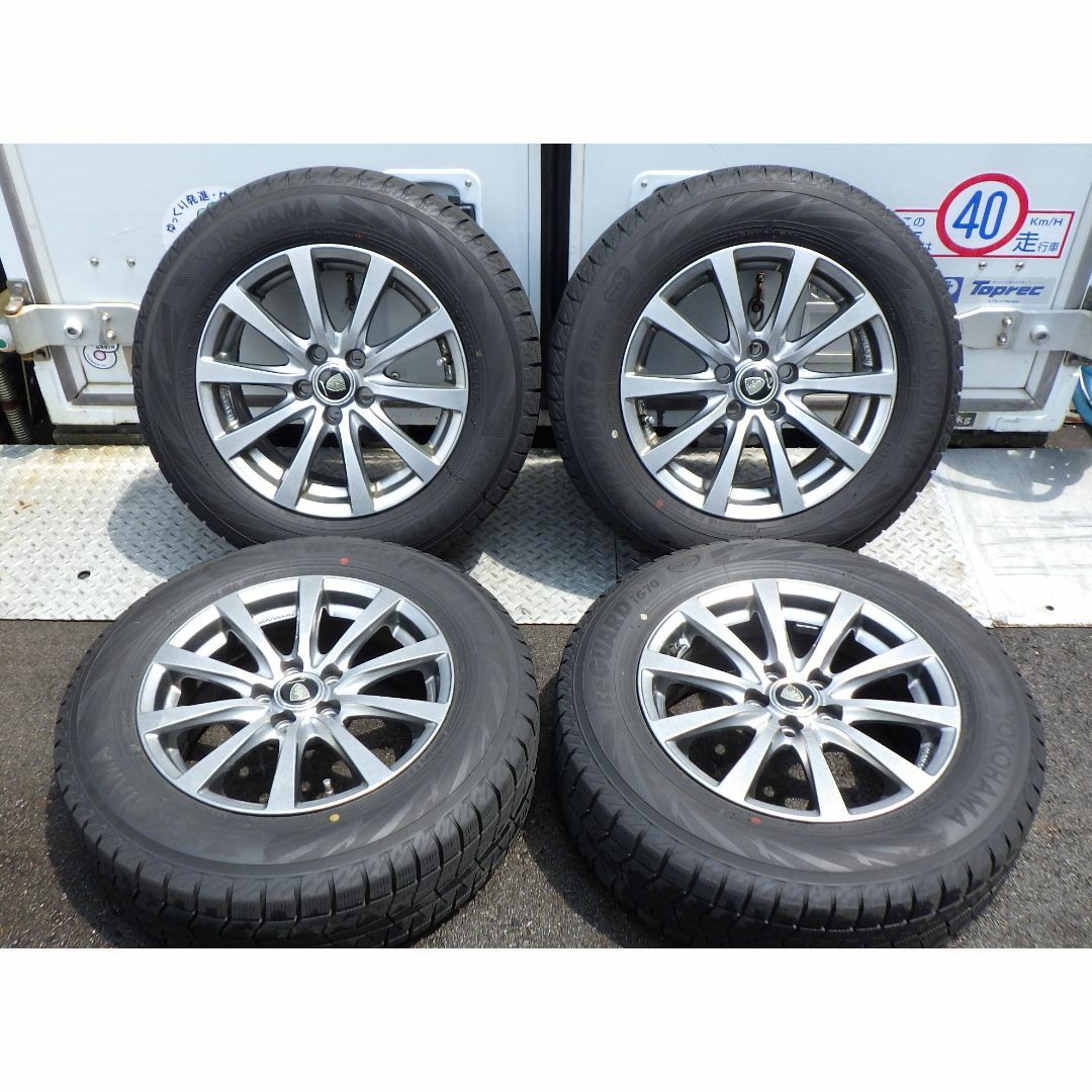 ヨコハマアイスガード iG70 195/65R-15 アルミホイール 4本セット