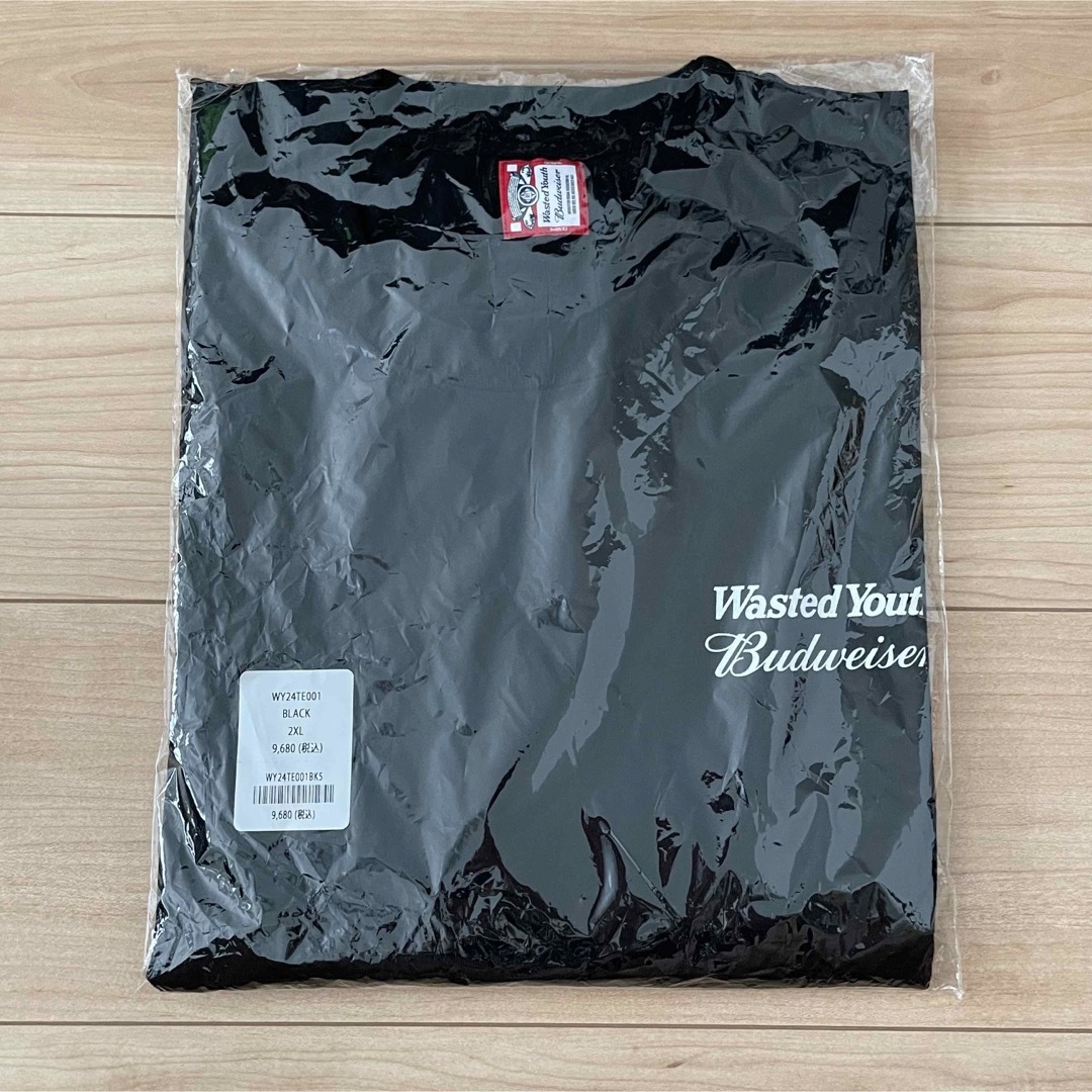 2XL■WYxBW T-SHIRT Wasted Youth Budweiser