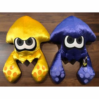 ニンテンドウ(任天堂)の新品・タグ付き！　スプラトゥーン　イカ　ダイカットクッション　2個セット(ぬいぐるみ)