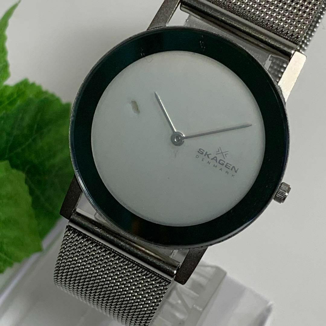 SKAGEN(スカーゲン)の111 SKAGEN スカーゲン レディース 腕時計 クオーツ式 電池交換済 レディースのファッション小物(腕時計)の商品写真