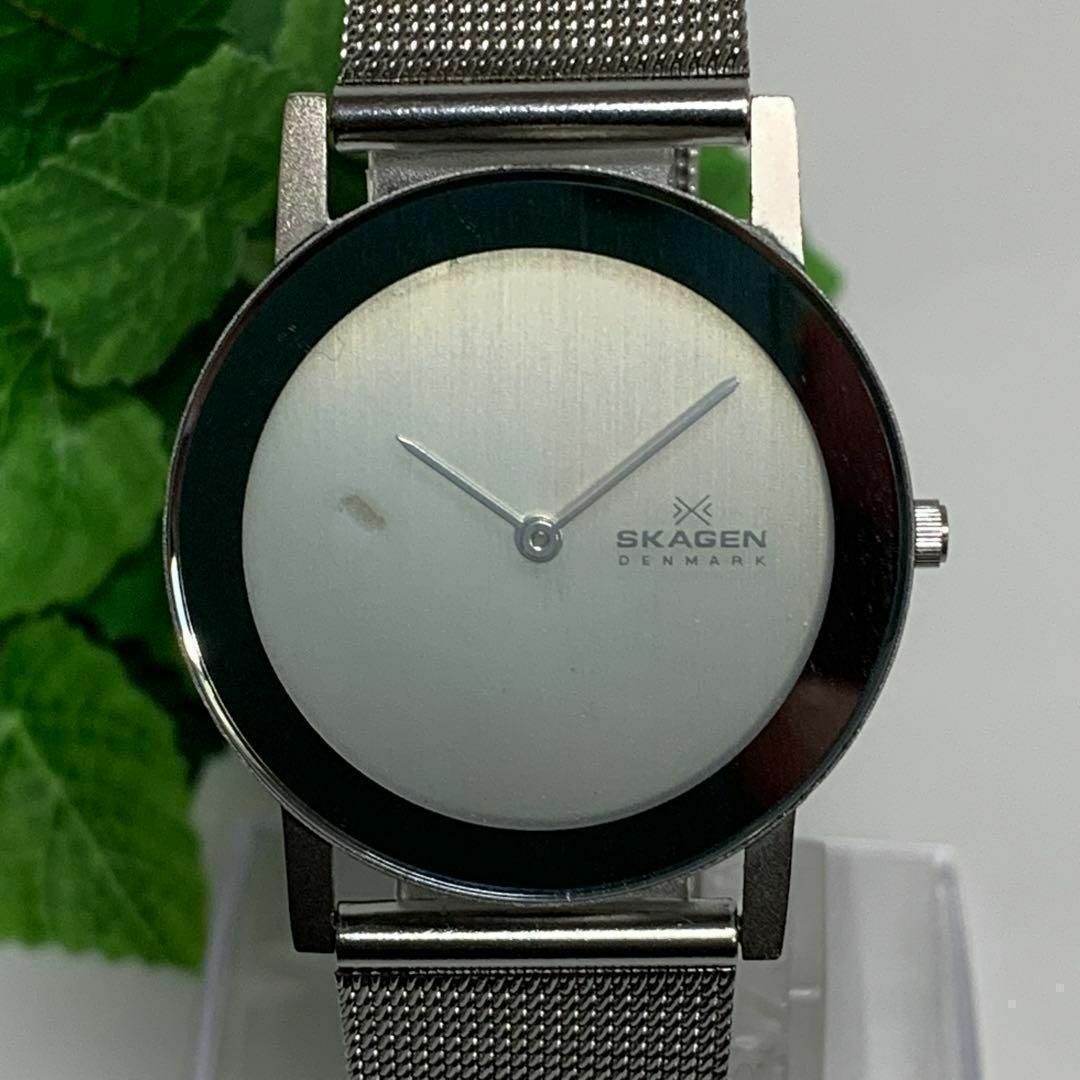 SKAGEN(スカーゲン)の111 SKAGEN スカーゲン レディース 腕時計 クオーツ式 電池交換済 レディースのファッション小物(腕時計)の商品写真