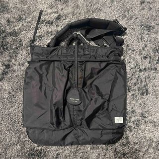 ハイク(HYKE)のPORTER × HYKE HELMET BAG LARGE BLACK(ショルダーバッグ)