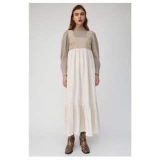 マウジー(moussy)のMOUSSY / CORDUROY COMBI DRESS(ロングワンピース/マキシワンピース)