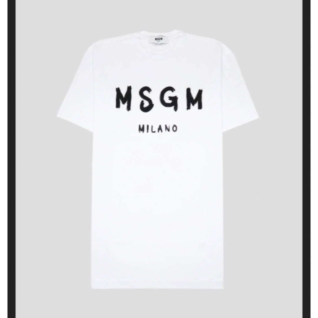 MSGM(エムエスジイエム)のMSGM Tシャツ　新品　2点セット レディースのトップス(Tシャツ(半袖/袖なし))の商品写真