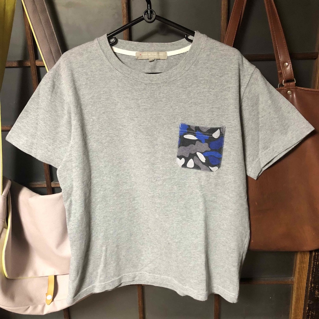 UNITED ARROWS(ユナイテッドアローズ)の【美品】A DAY IN THE LIFE ポケット切替半袖ライトスウェット M メンズのトップス(スウェット)の商品写真