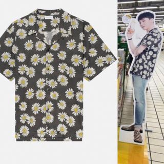 ピースマイナスワン(PEACEMINUSONE)のジヨン着用 john elliott bowling shirt(シャツ)