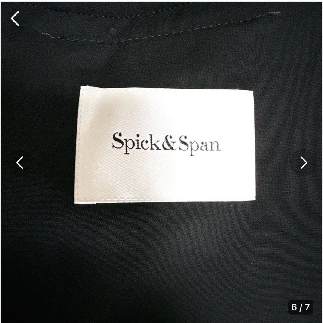 ★極美品★spick & span スピック＆スパン ノーカラージャケット 黒 6