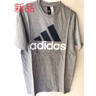 アディダス(adidas)の新品 adidas アディダス Tシャツ M グレー(Tシャツ/カットソー(半袖/袖なし))