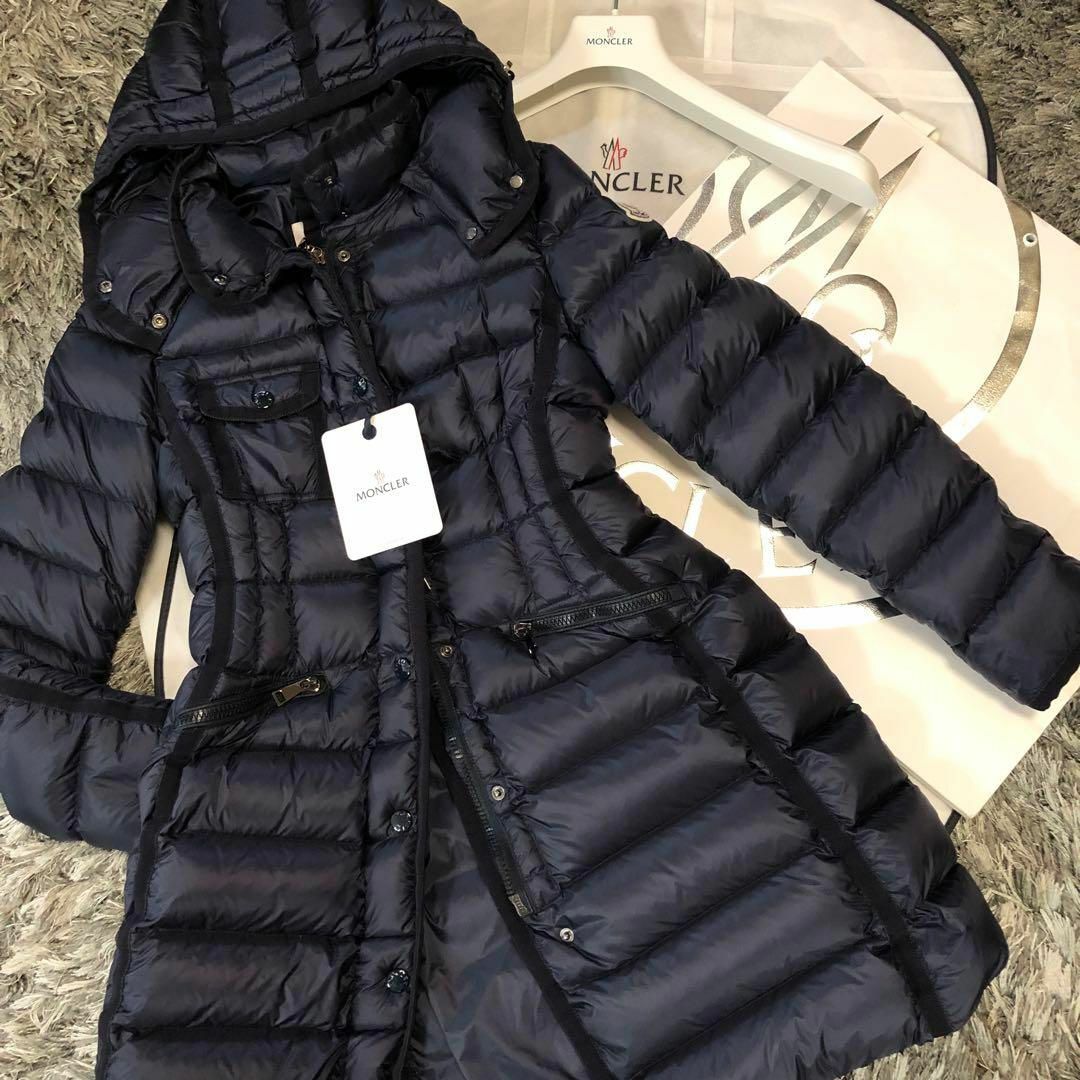 MONCLER - モンクレール エルミンヌ サイズ0 ダークネイビー 国内正規