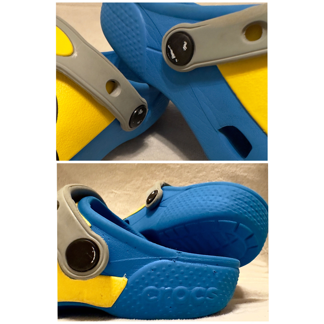 crocs(クロックス)のcrocs クロックスミニオン キッズ/ベビー/マタニティのキッズ靴/シューズ(15cm~)(サンダル)の商品写真