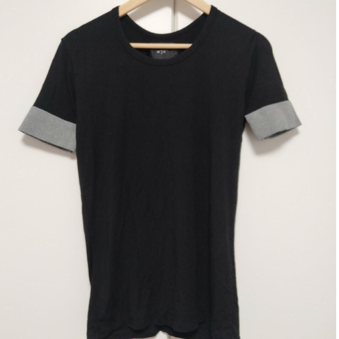 wjk(ダブルジェーケー)のWJK Ｔシャツ 切替え メンズのトップス(Tシャツ/カットソー(半袖/袖なし))の商品写真