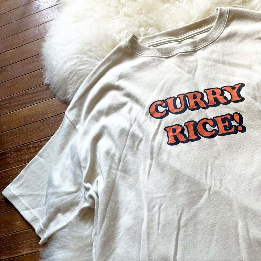 DEUXIEME CLASSE(ドゥーズィエムクラス)のCHILLFAR CURRY RICE ゆるっとTシャツ 半袖  Tシャツ レディースのトップス(Tシャツ(半袖/袖なし))の商品写真