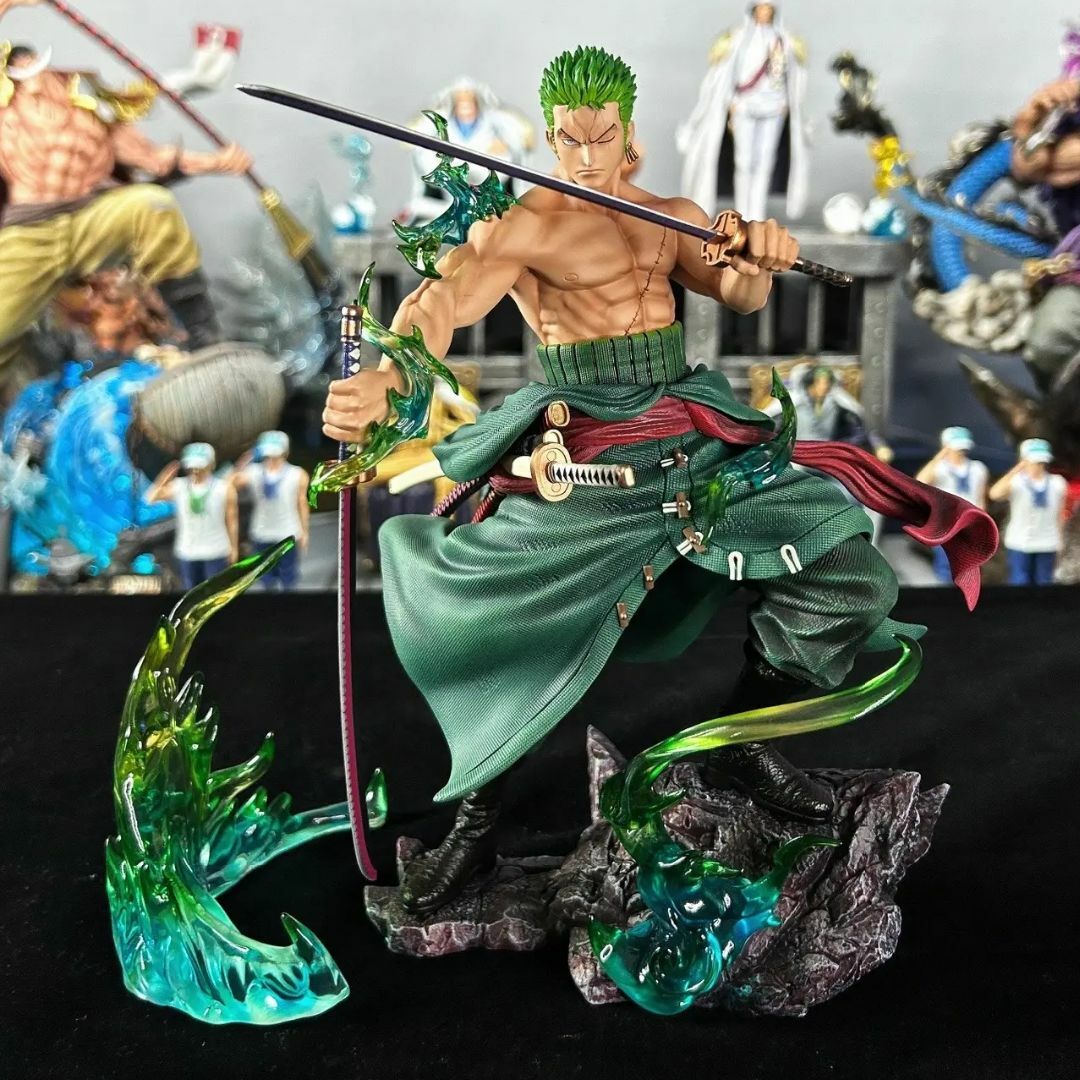 ワンピース ロロノア・ゾロ フィギュア ガレージキット LXスタジオ 緑Ver. ワンピース ロロノア・ゾロ フィギュア ガレージキット LXスタジオ 緑Ver.