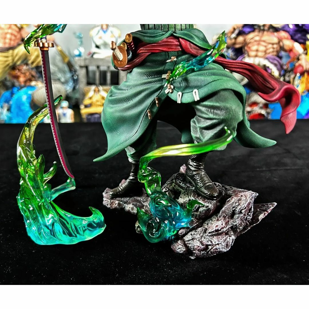 ワンピース ロロノア・ゾロ フィギュア ガレージキット LXスタジオ 緑Ver. ワンピース ロロノア・ゾロ フィギュア ガレージキット LXスタジオ 緑Ver.