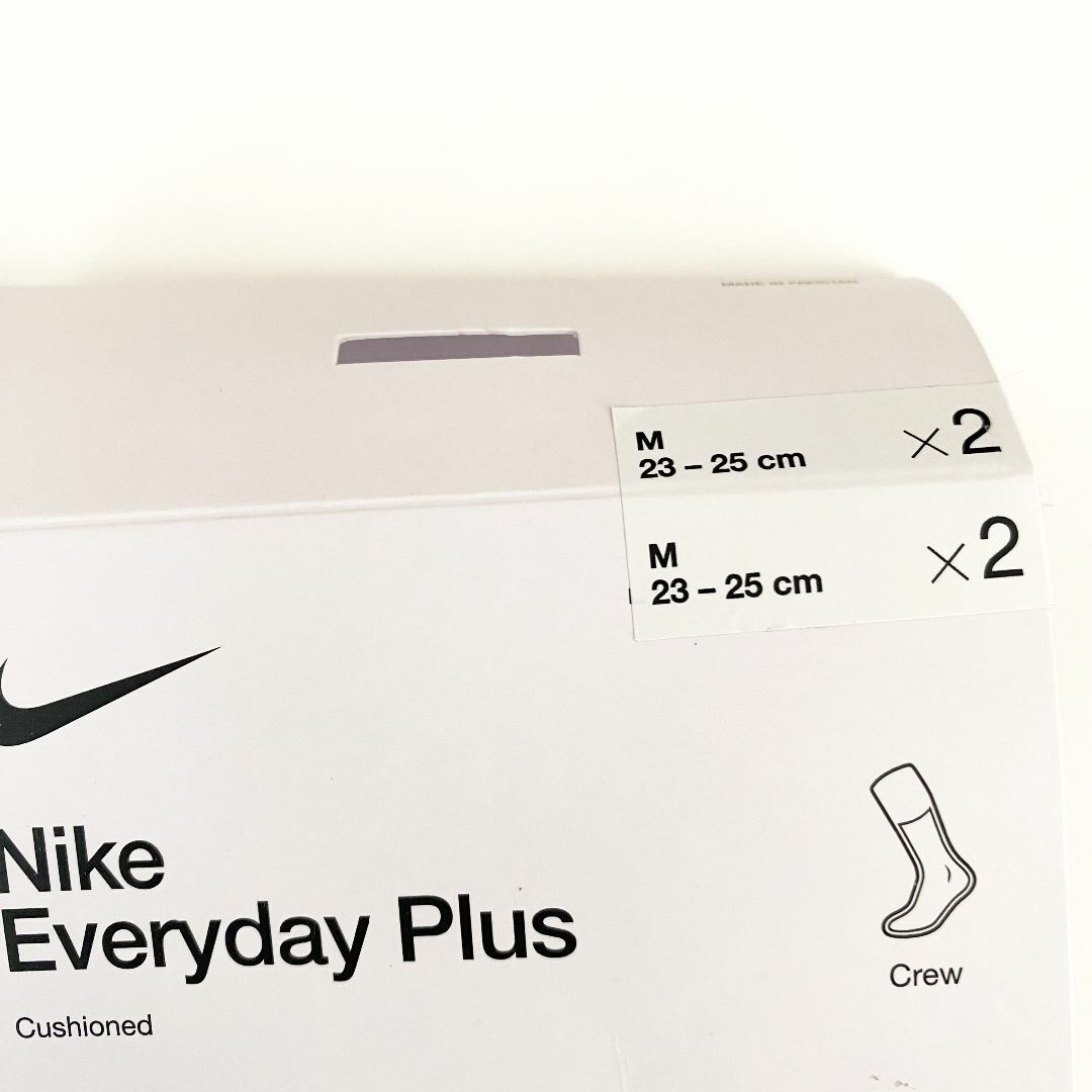 NIKE(ナイキ)のNIKE ナイキ ピンク パープル ソックス 靴下 23cm~25cm Mサイズ レディースのレッグウェア(ソックス)の商品写真