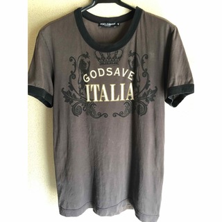 ドルチェアンドガッバーナ(DOLCE&GABBANA)の美品　DOLCE&GABBANA Tシャツ サイズ48(Tシャツ/カットソー(半袖/袖なし))