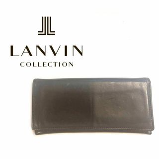 ランバンコレクション(LANVIN COLLECTION)のランバン LANVIN ランバンコレクション 長財布 二つ折り財布 長札入れ 黒(長財布)